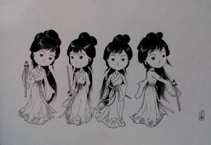 梅蘭竹菊[小說天龍八部里的人物]