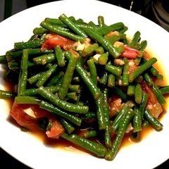 番茄炒豆角 番茄炒豆角