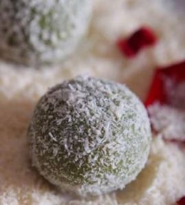 抹茶椰蓉糯米滋 抹茶椰蓉糯米滋