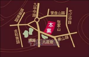 張家山領秀城地理位置