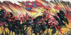 鳳凰涅磐[黃永玉畫作]