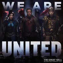 圖集；電影《長城》美國海報