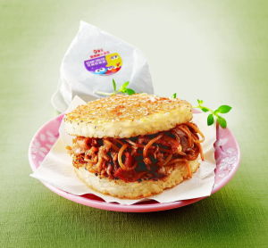 薑汁牛肉米漢堡 薑汁牛肉米漢堡