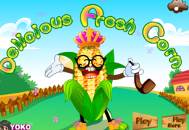 裝扮可愛的玉米人 裝扮可愛的玉米人