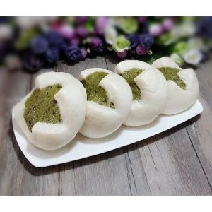 奶香菠菜饅頭