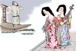 玉樹後庭花意象圖