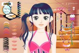 女孩化淡妝 女孩化淡妝