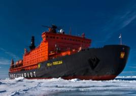 俄羅斯50年勝利號核動力破冰船 俄羅斯50年勝利號核動力破冰船