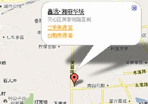 鑫遠&middot;湘府華城交通圖