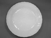 清雍正黃釉蓮瓣紋盤 清雍正黃釉蓮瓣紋盤