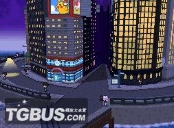 夜幕中的飛雲市