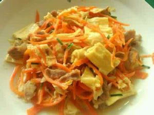 大蒜腐竹炒蘿蔔 大蒜腐竹炒蘿蔔