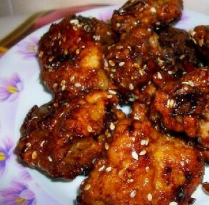 蜜汁芝麻雞
