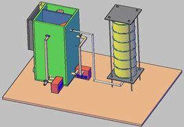 連續流兩相消化系統 連續流兩相消化系統
