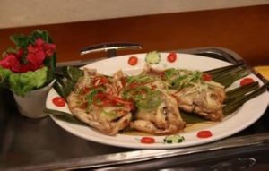 魚滑煮龍鬚豆苗