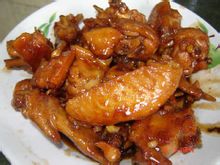 紅燒雞翅成品