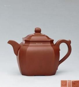 四方側角壺 四方側角壺