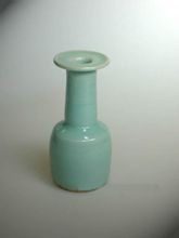 南宋龍泉窯粉青棒槌瓶 南宋龍泉窯粉青棒槌瓶