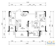 中渝愛都會樓盤戶型圖舉例