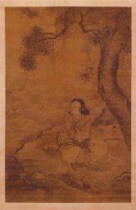 張路吹簫女仙圖軸 張路吹簫女仙圖軸