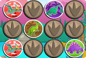 恐龍卡牌翻翻樂