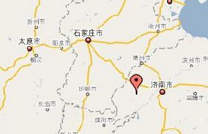 （圖）楊官屯鄉在山東省內位置