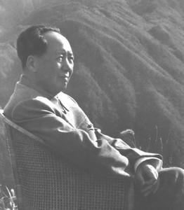 1961年7月毛澤東在廬山--江青攝