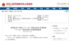 “十三五”國家藥品安全規劃 “十三五”國家藥品安全規劃