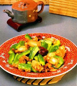 涼瓜炆田雞 涼瓜炆田雞