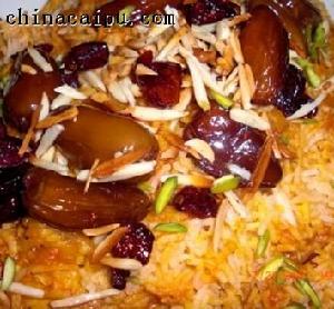 椰棗蔓越莓雞肉米飯