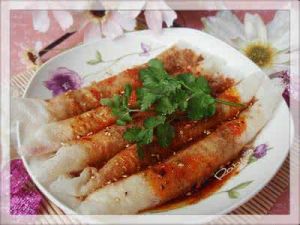 香芒土豆涼拌春卷 香芒土豆涼拌春卷