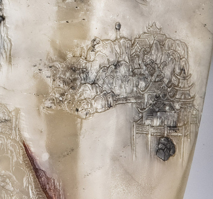 《人間仙境》局部放大圖