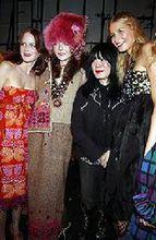 安娜·蘇和模特兒們