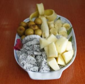 香蕉蘋果燴桂圓 香蕉蘋果燴桂圓