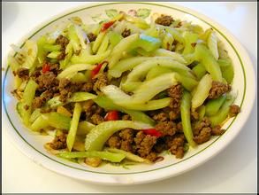 肉末燒芹菜 肉末燒芹菜
