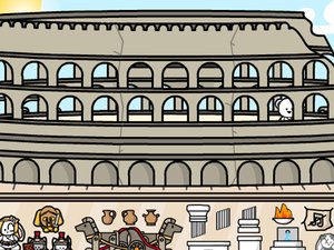 布置古羅馬鬥獸場 布置古羅馬鬥獸場