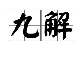 九解 九解