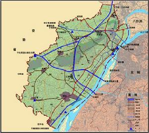 浦口主要幹道圖