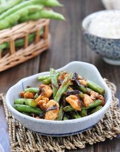 芽菜扁豆炒雞片 芽菜扁豆炒雞片