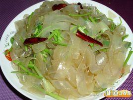 香菜炒寬粉 香菜炒寬粉