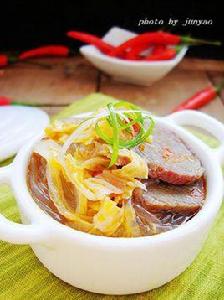 白菜牛肉冬粉煲 白菜牛肉冬粉煲