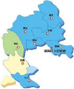 佛山市南海區行政區域圖