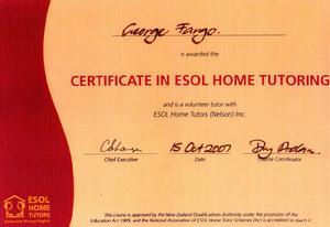 ESOL培訓資格證