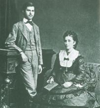 1872年弗洛伊德和母親