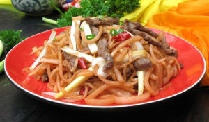 酸蘿蔔炒氂牛肉