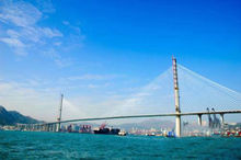 全球第二長斜拉橋香港昂船洲大橋
