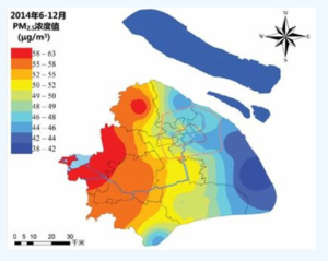2014年6-12月PM2.5濃度值