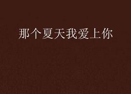 那個夏天我愛上你 那個夏天我愛上你