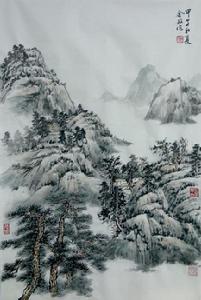 余政山水作品選