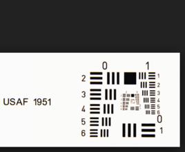 USAF分辨力測試圖 USAF分辨力測試圖